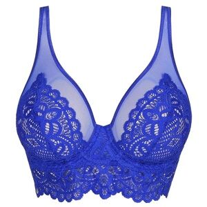 Sz D36⭐️New Prima Donna Twist First Night Blue Longline Bra. Never Worn!